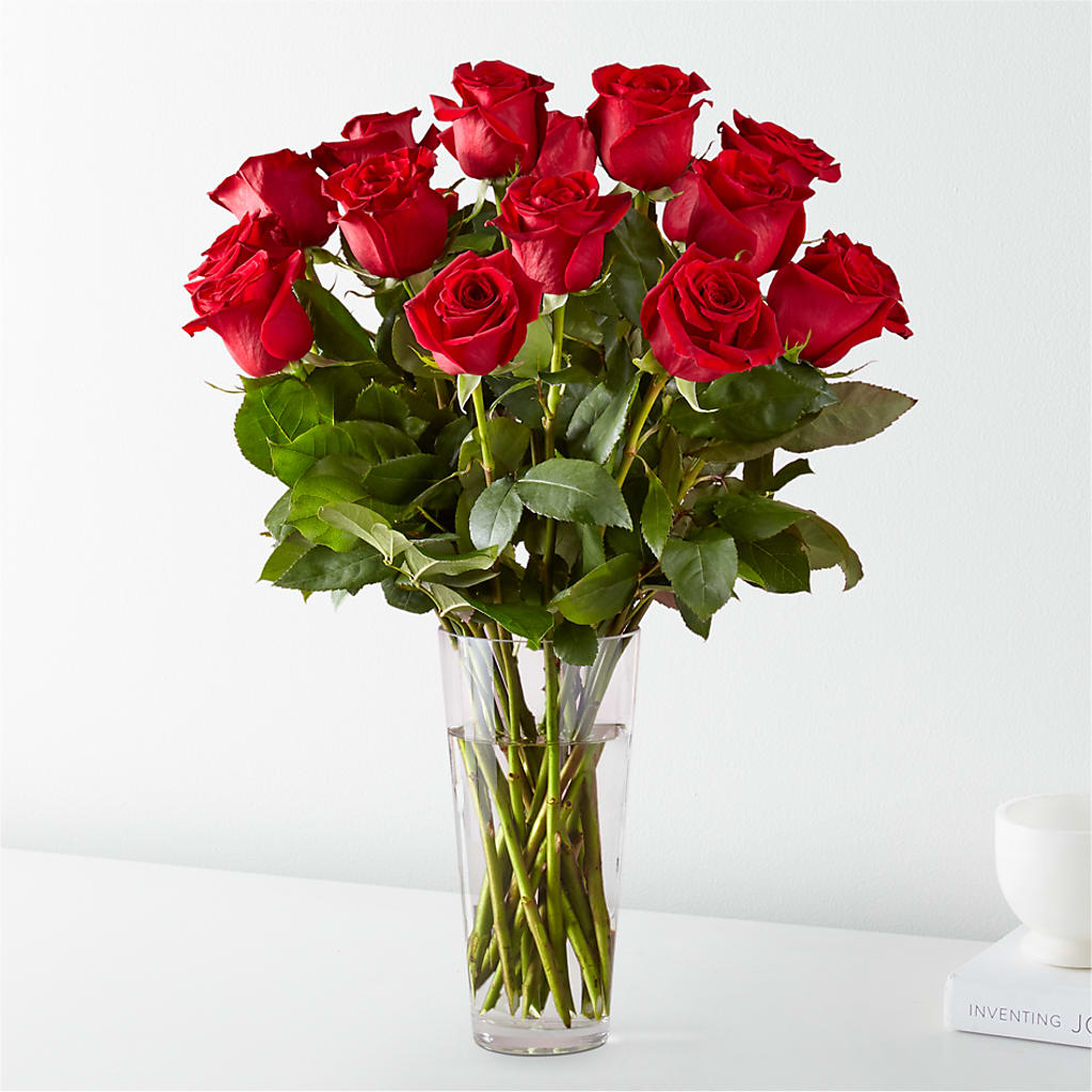 Long Stem Red Rose Bouquet – BUZ N' BEE FLORIST GIFT & NURSERY, Clinton LA