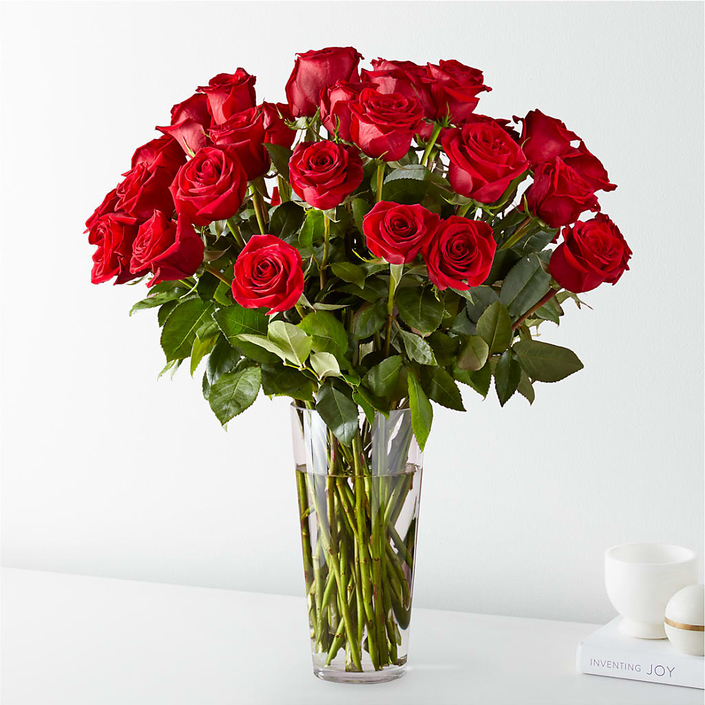 Long Stem Red Rose Bouquet – BUZ N' BEE FLORIST GIFT & NURSERY, Clinton LA