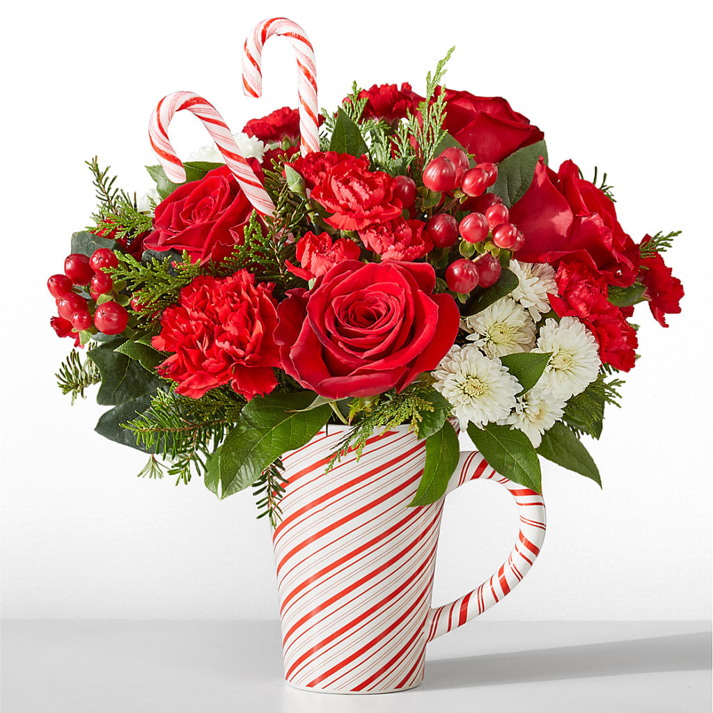 Peppermint Swirl Mug – BUZ N' BEE FLORIST GIFT & NURSERY, Clinton LA