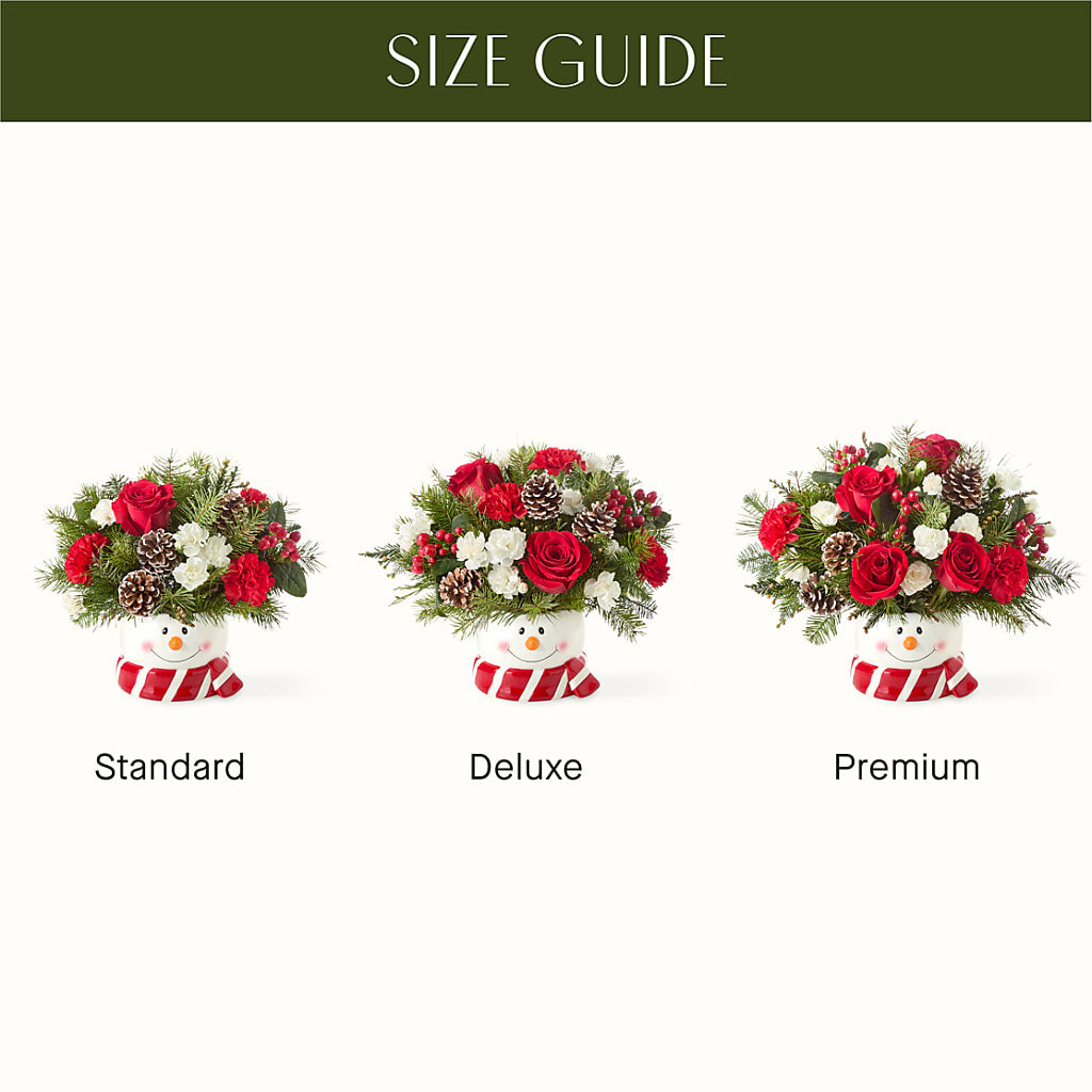 Jolly Snowman Bouquet – BUZ N' BEE FLORIST GIFT & NURSERY, Clinton LA