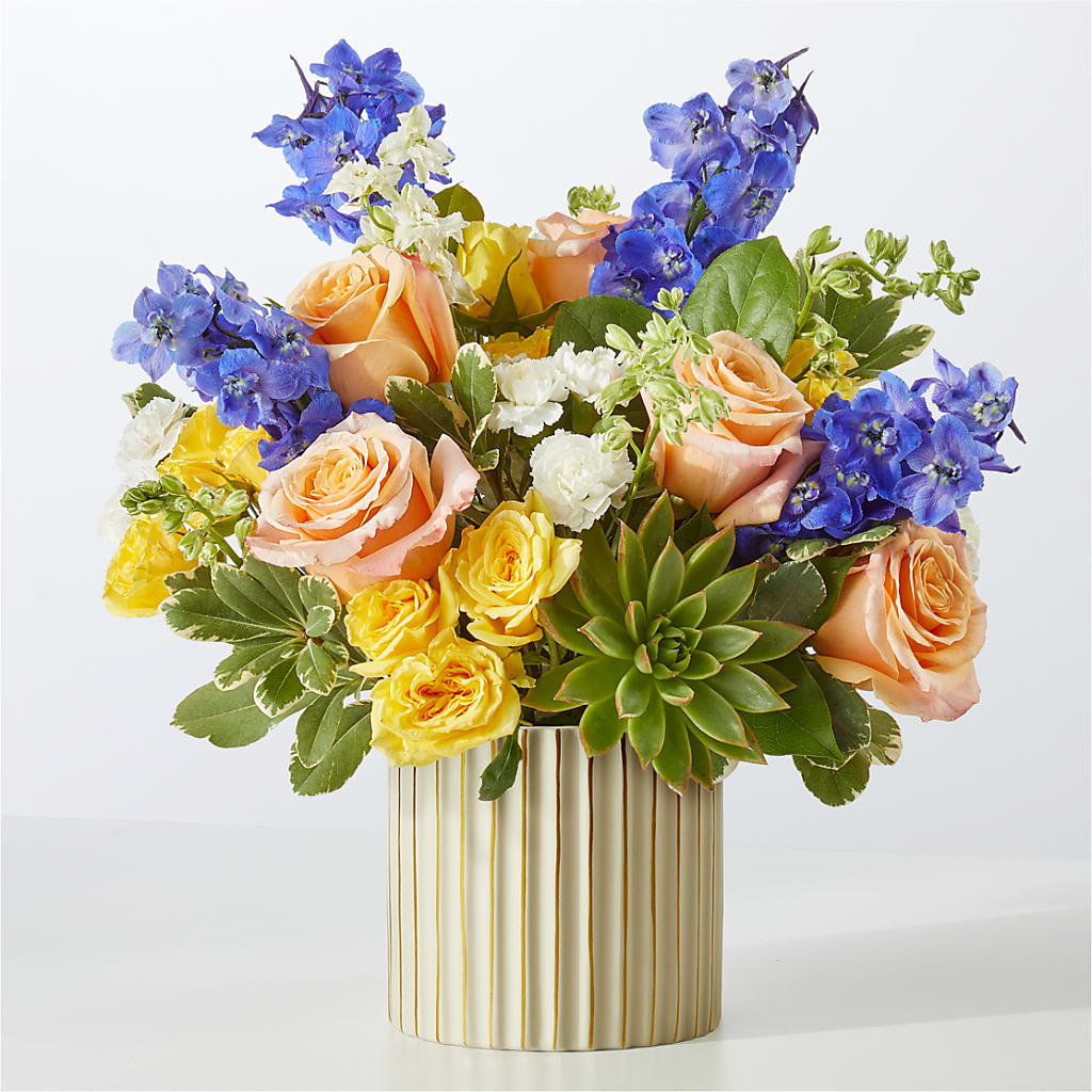 Cobalt Reverie Bouquet – BUZ N' BEE FLORIST GIFT & NURSERY, Clinton LA