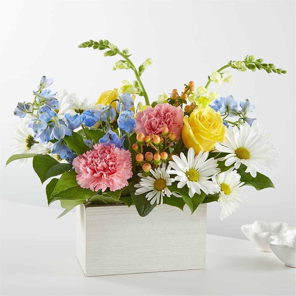 Sun Salutation Box Bouquet – BUZ N' BEE FLORIST GIFT & NURSERY, Clinton LA