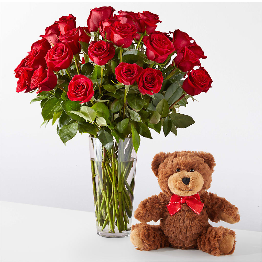 Romantic Long Stem Red Rose Bouquet Bundles – BUZ N' BEE FLORIST GIFT & NURSERY, Clinton LA