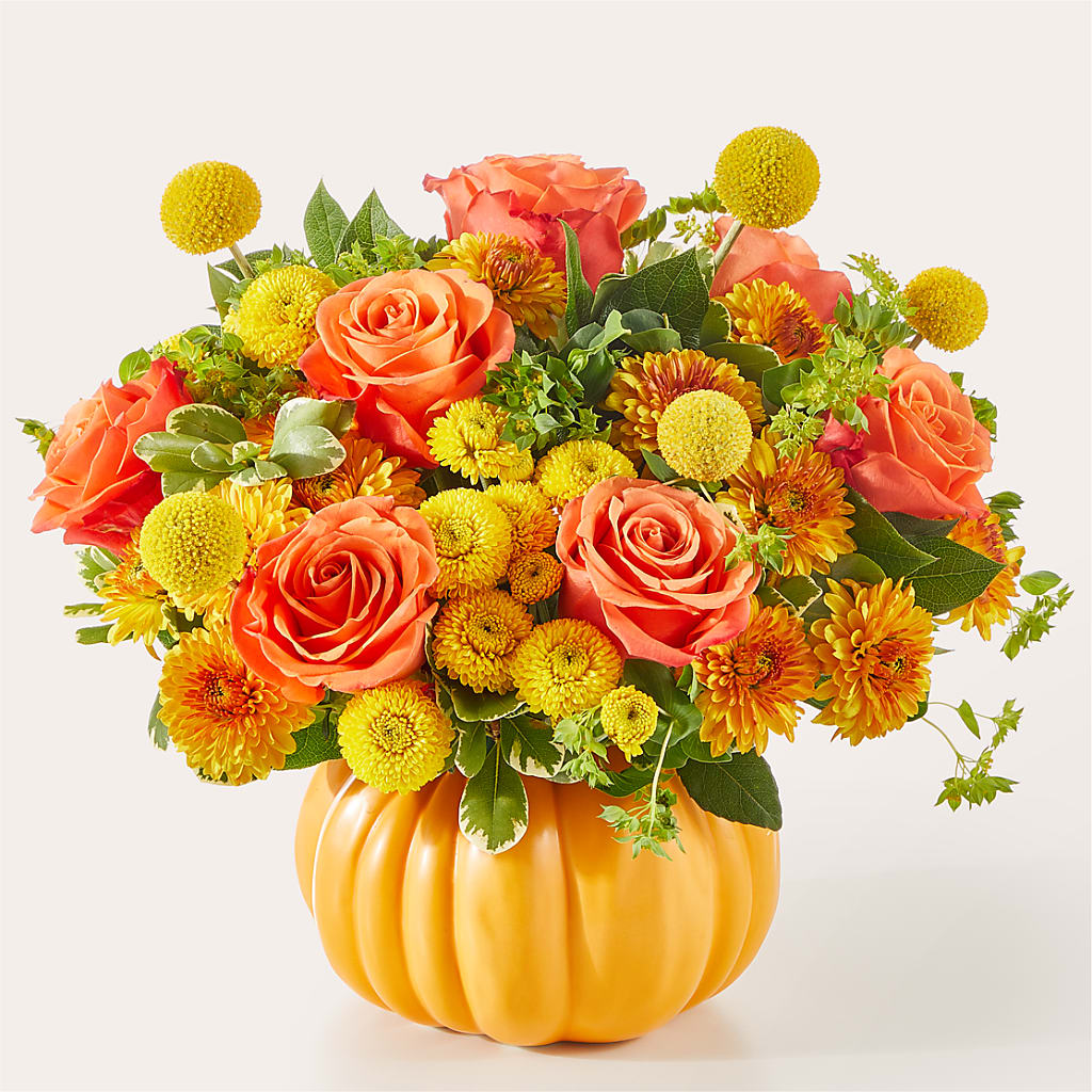 Gourdgeous Pumpkin – BUZ N' BEE FLORIST GIFT & NURSERY, Clinton LA