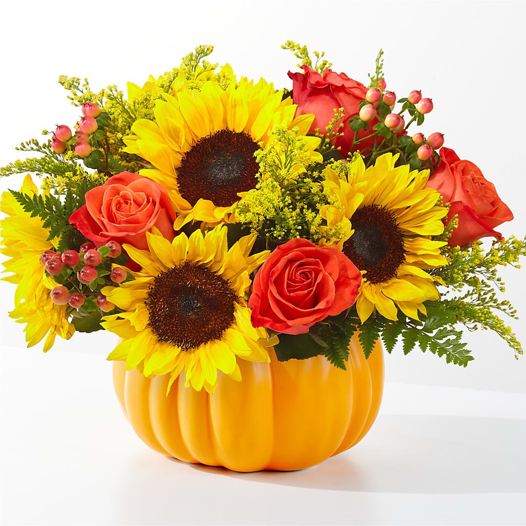 Pick of the Patch Pumpkin Bouquet – BUZ N' BEE FLORIST GIFT & NURSERY, Clinton LA
