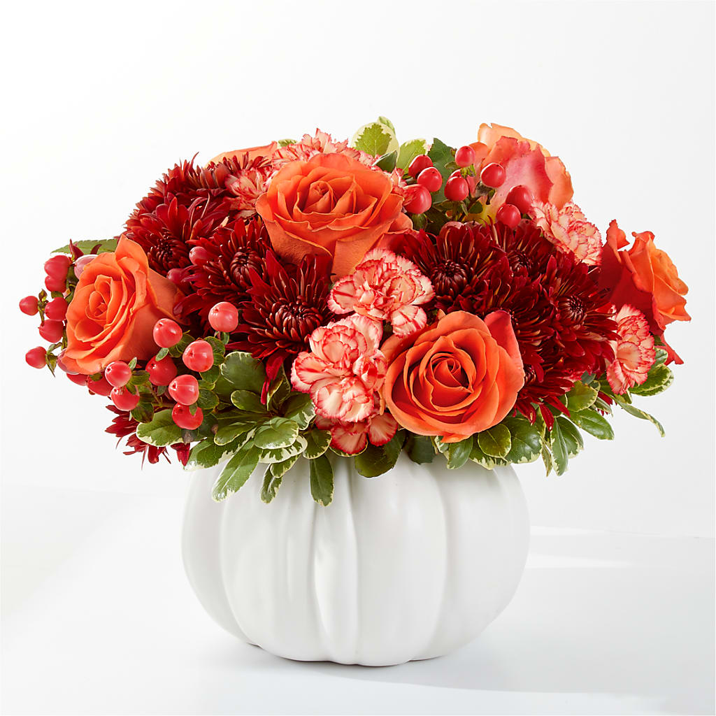Autumn Air Pumpkin Bouquet – BUZ N' BEE FLORIST GIFT & NURSERY, Clinton LA