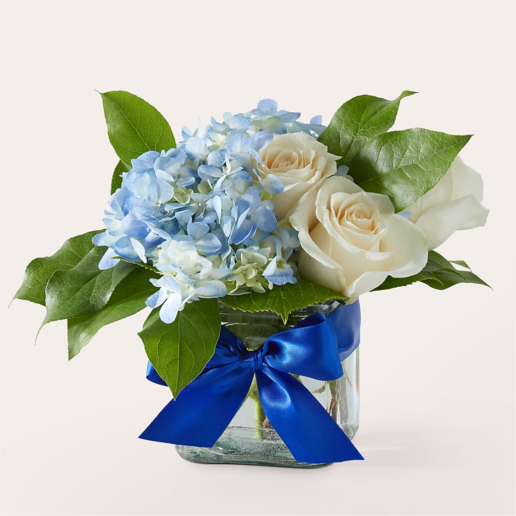 Sky Blue Delight Bouquet – BUZ N' BEE FLORIST GIFT & NURSERY, Clinton LA