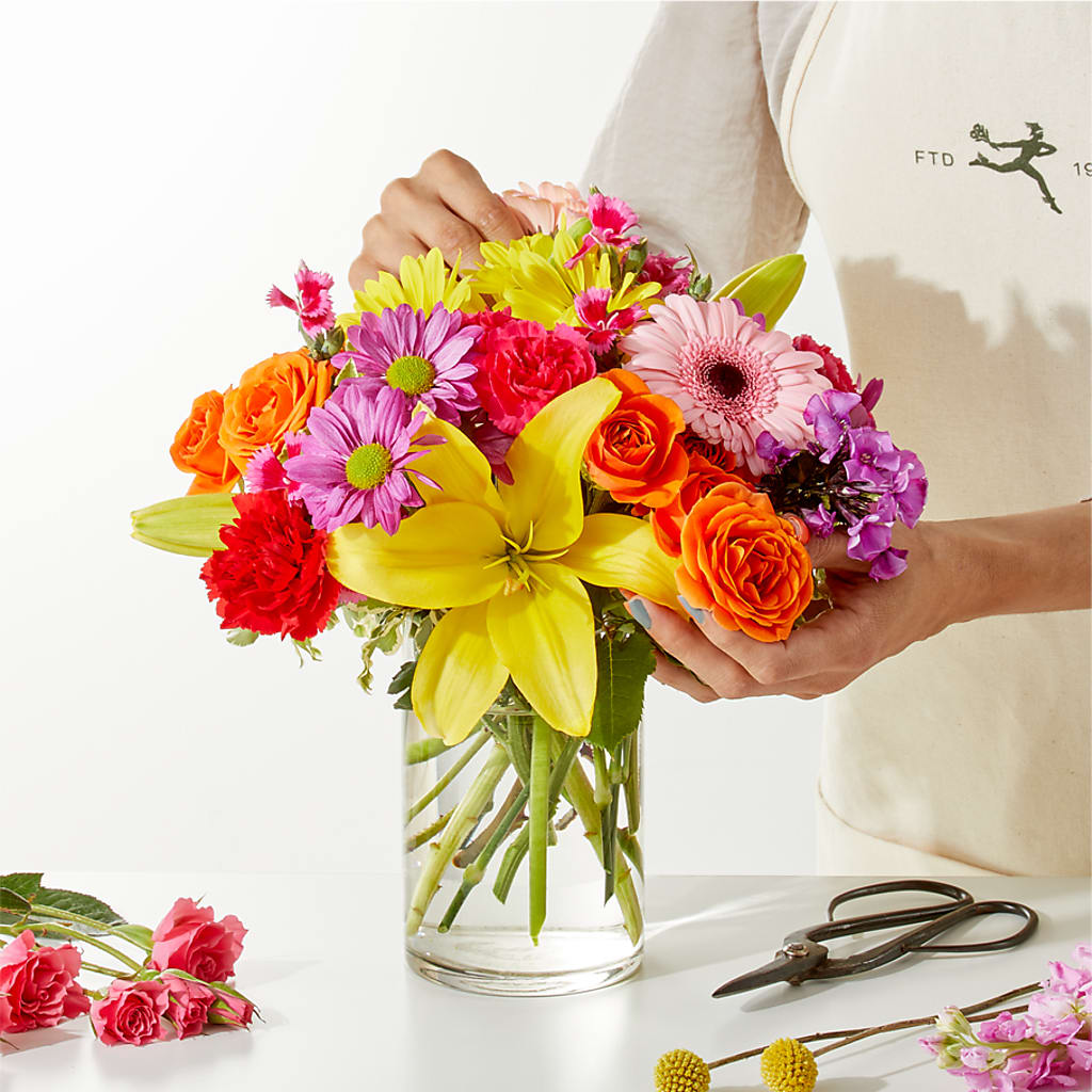 Cue the Confetti - A Florist Original – BUZ N' BEE FLORIST GIFT & NURSERY, Clinton LA