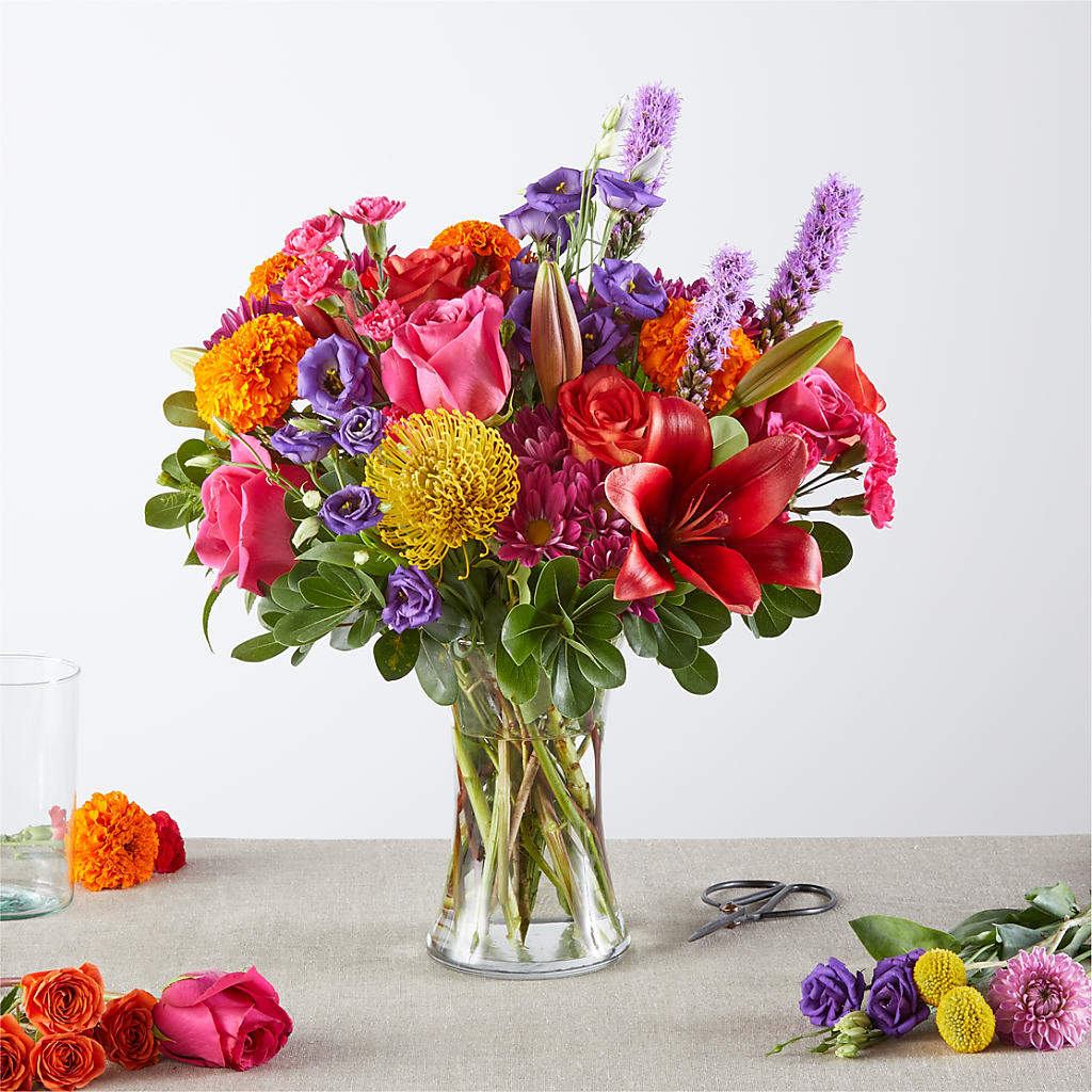 Feast of Color – A Florist Original – BUZ N' BEE FLORIST GIFT & NURSERY, Clinton LA