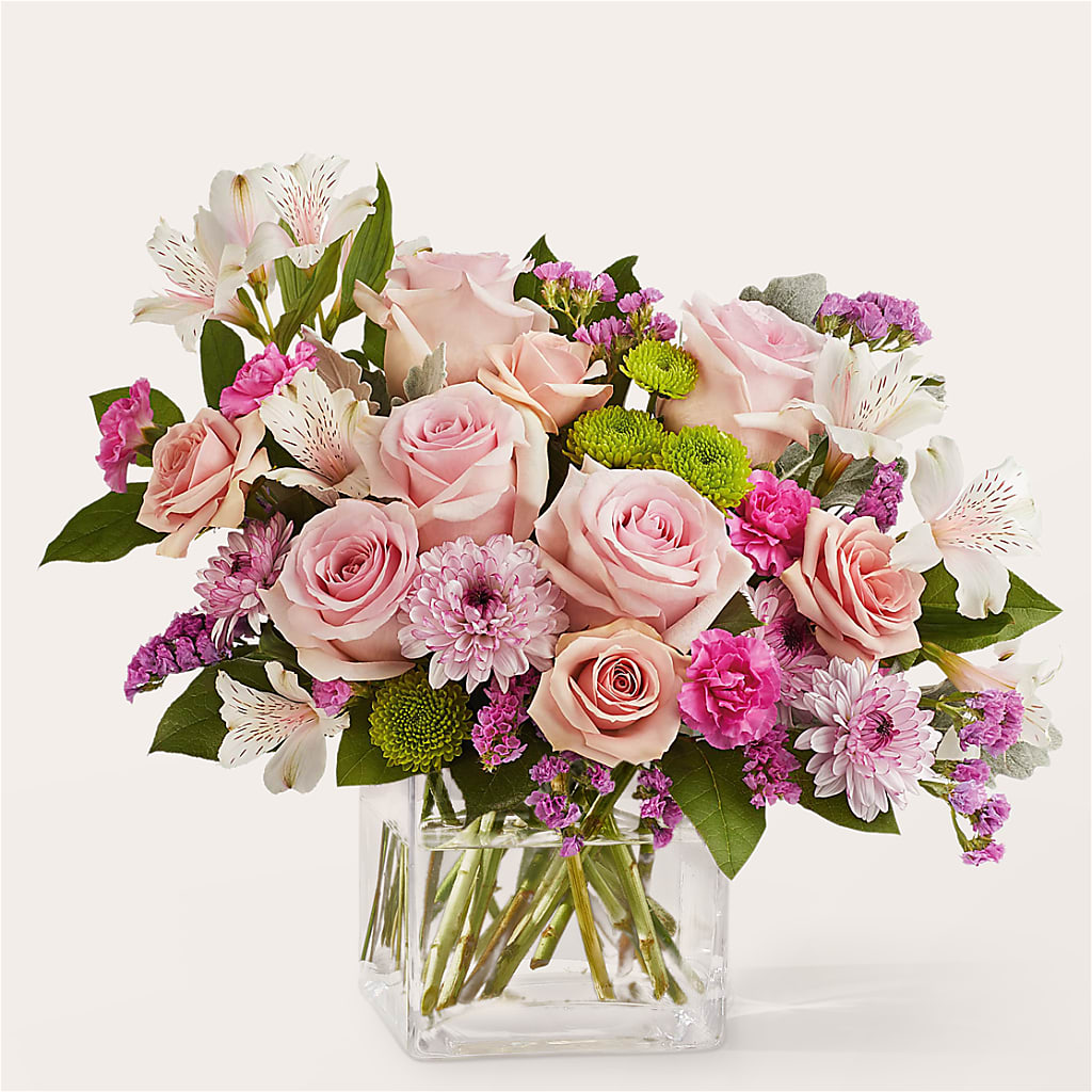 Pink Suede Bouquet – BUZ N' BEE FLORIST GIFT & NURSERY, Clinton LA