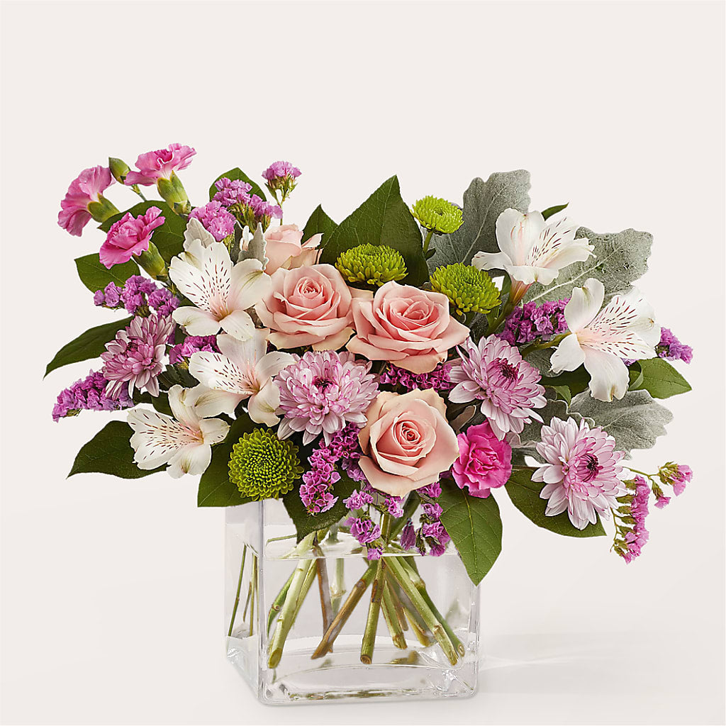 Pink Suede Bouquet – BUZ N' BEE FLORIST GIFT & NURSERY, Clinton LA