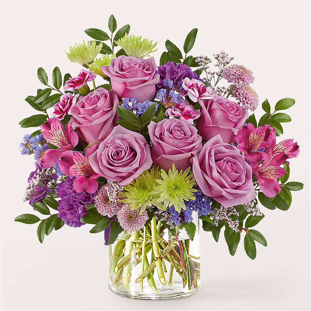 Glass Half Full Bouquet – BUZ N' BEE FLORIST GIFT & NURSERY, Clinton LA