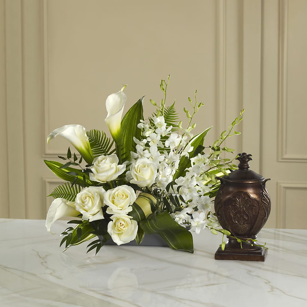 At Peace Arrangement – BUZ N' BEE FLORIST GIFT & NURSERY, Clinton LA