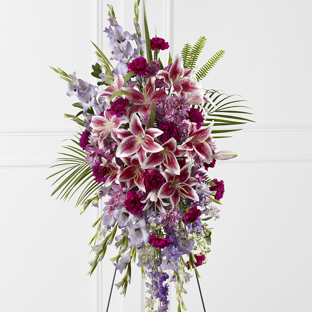 Tender Touch Standing Spray – BUZ N' BEE FLORIST GIFT & NURSERY, Clinton LA