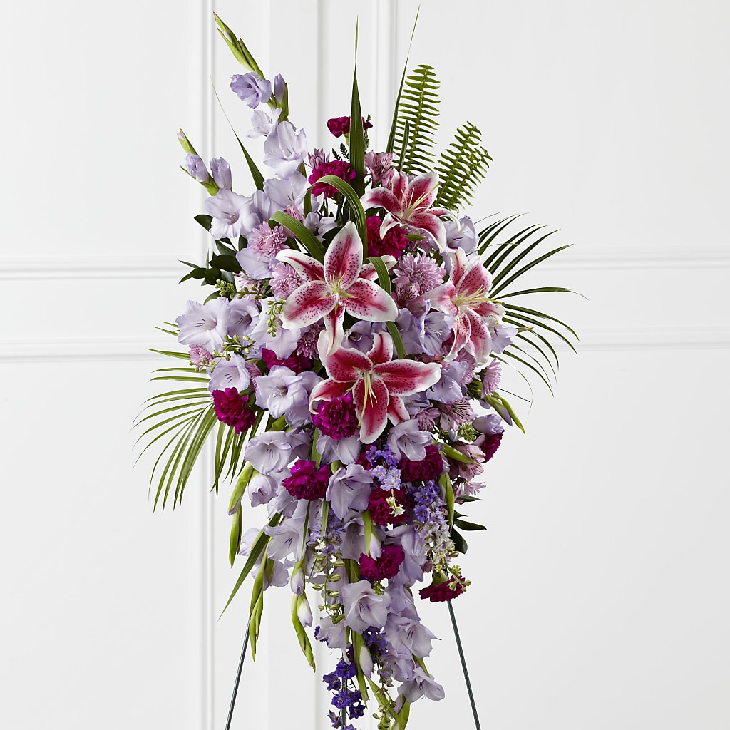 Tender Touch Standing Spray – BUZ N' BEE FLORIST GIFT & NURSERY, Clinton LA