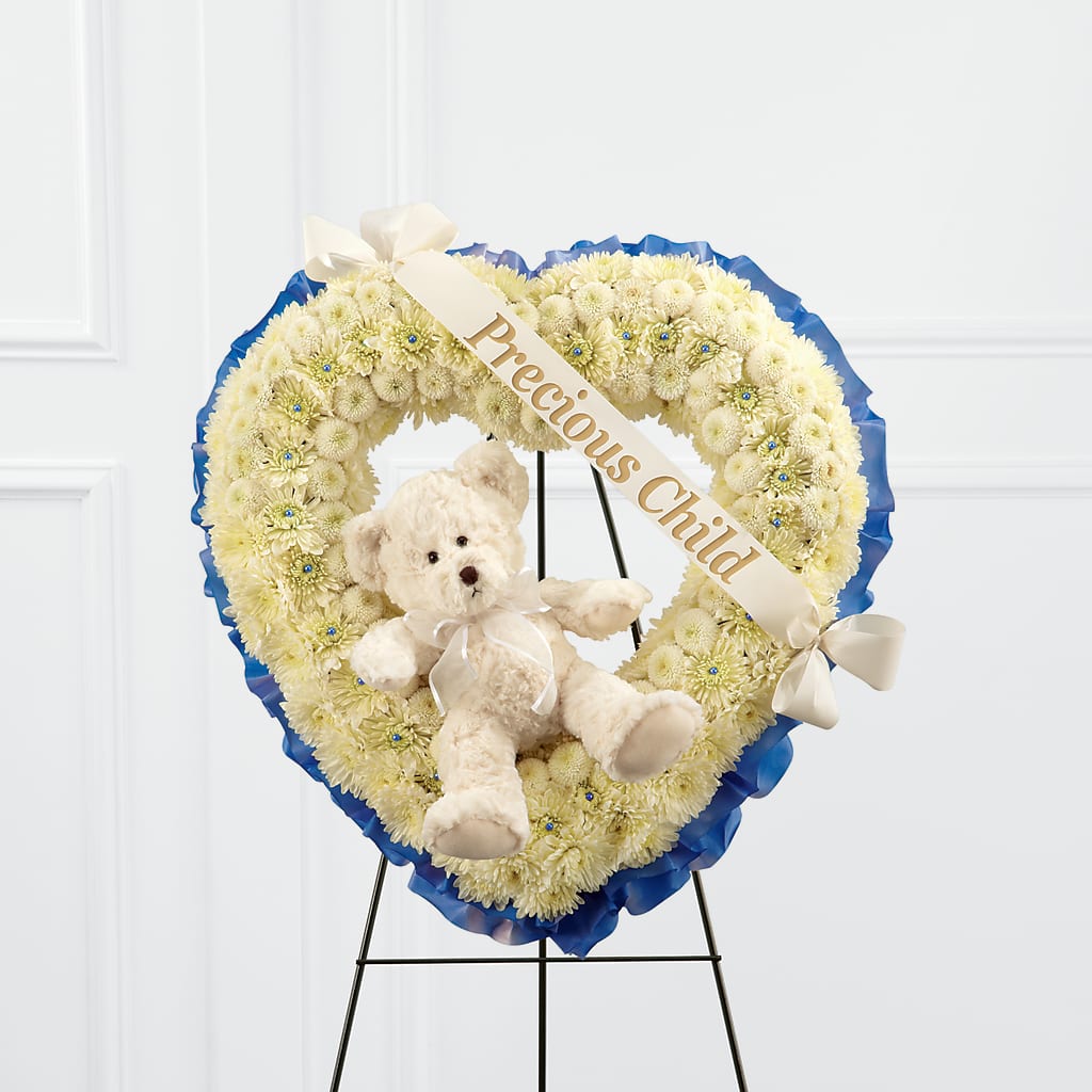 Precious Child Standing Heart – BUZ N' BEE FLORIST GIFT & NURSERY, Clinton LA