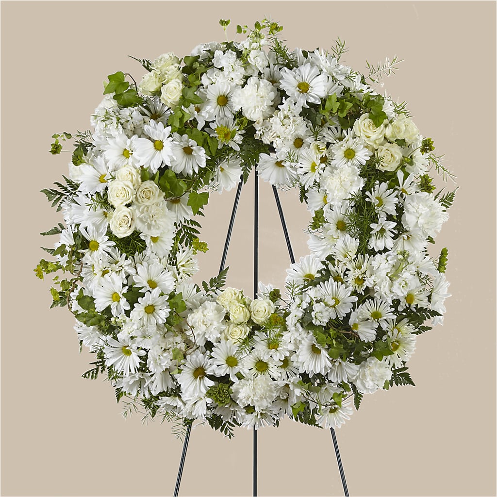 Faithful Wishes Wreath – BUZ N' BEE FLORIST GIFT & NURSERY, Clinton LA