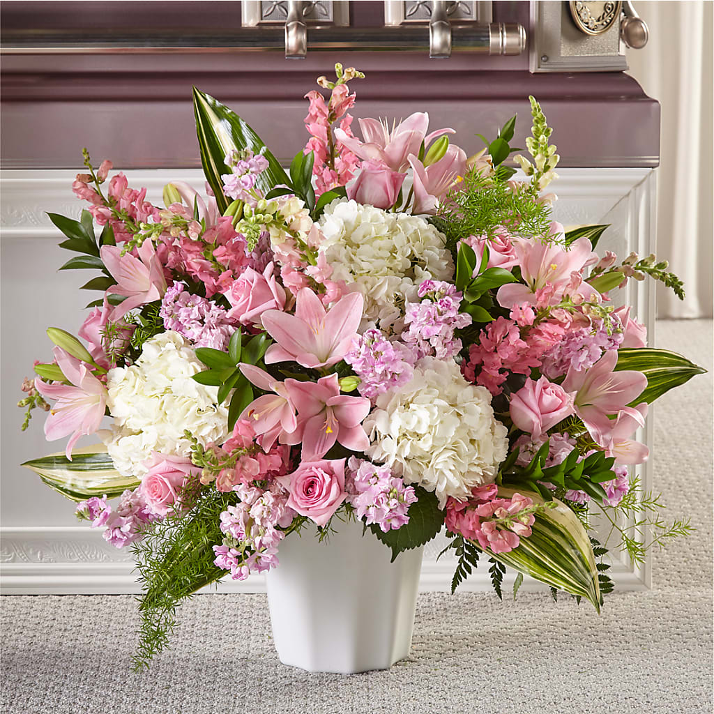 Simply Serene Floor Basket – BUZ N' BEE FLORIST GIFT & NURSERY, Clinton LA