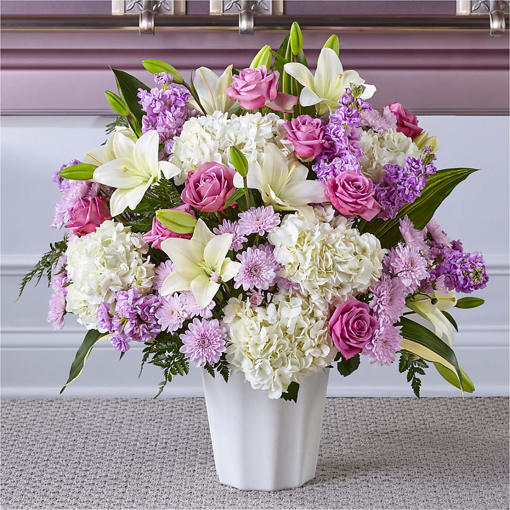 Heaven Sent Floor Basket – BUZ N' BEE FLORIST GIFT & NURSERY, Clinton LA