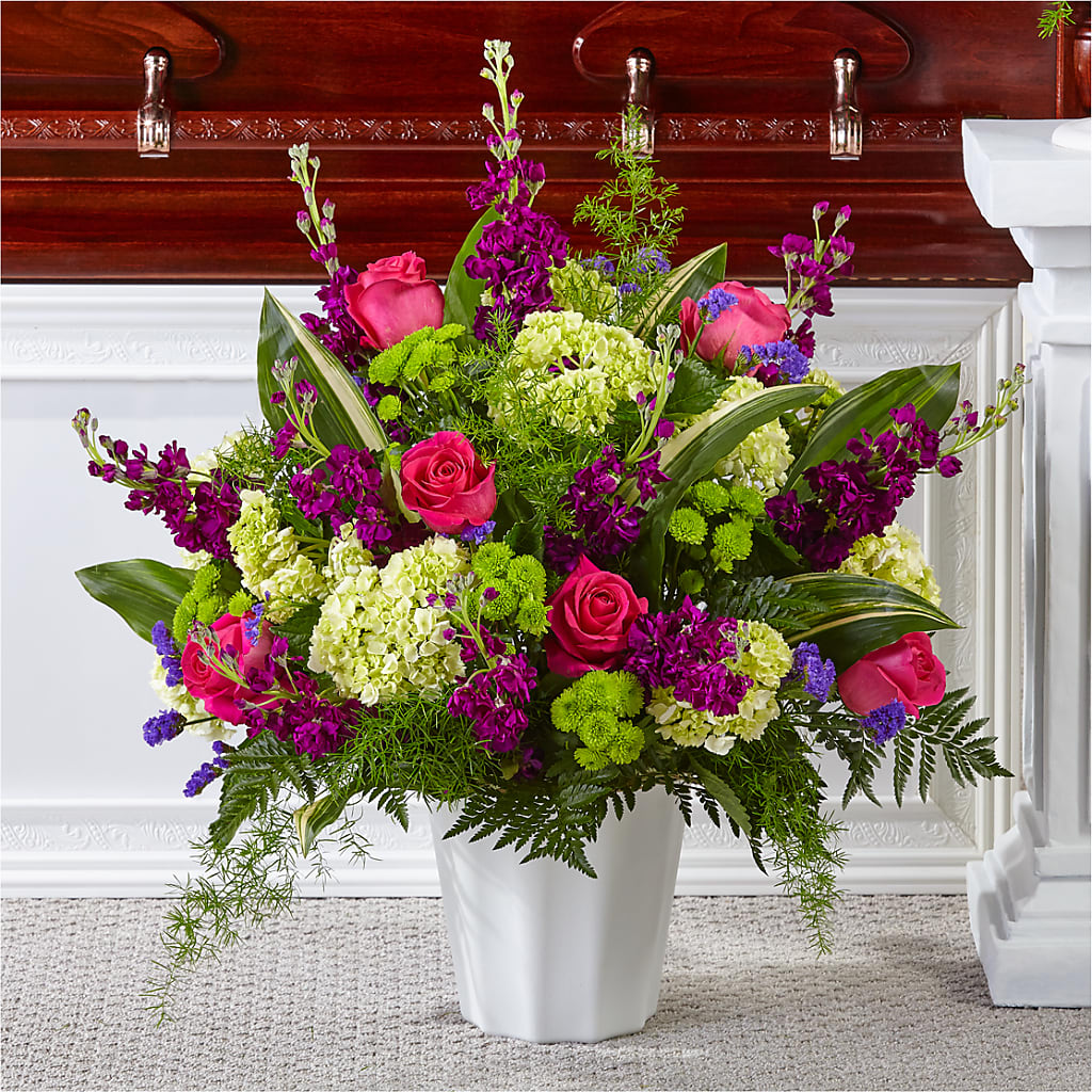 Beautiful Horizons Floor Basket – BUZ N' BEE FLORIST GIFT & NURSERY, Clinton LA