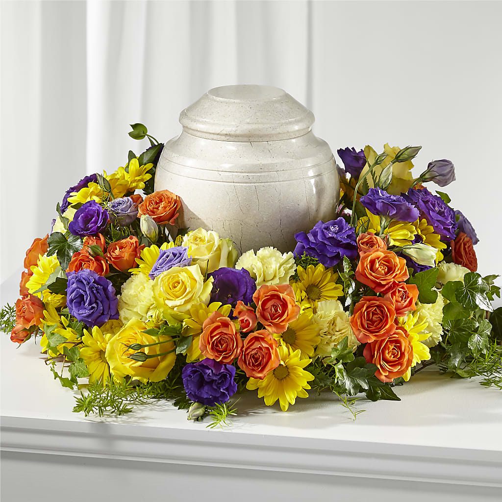 Blossoms of Remembrance Cremation Adornment – BUZ N' BEE FLORIST GIFT & NURSERY, Clinton LA