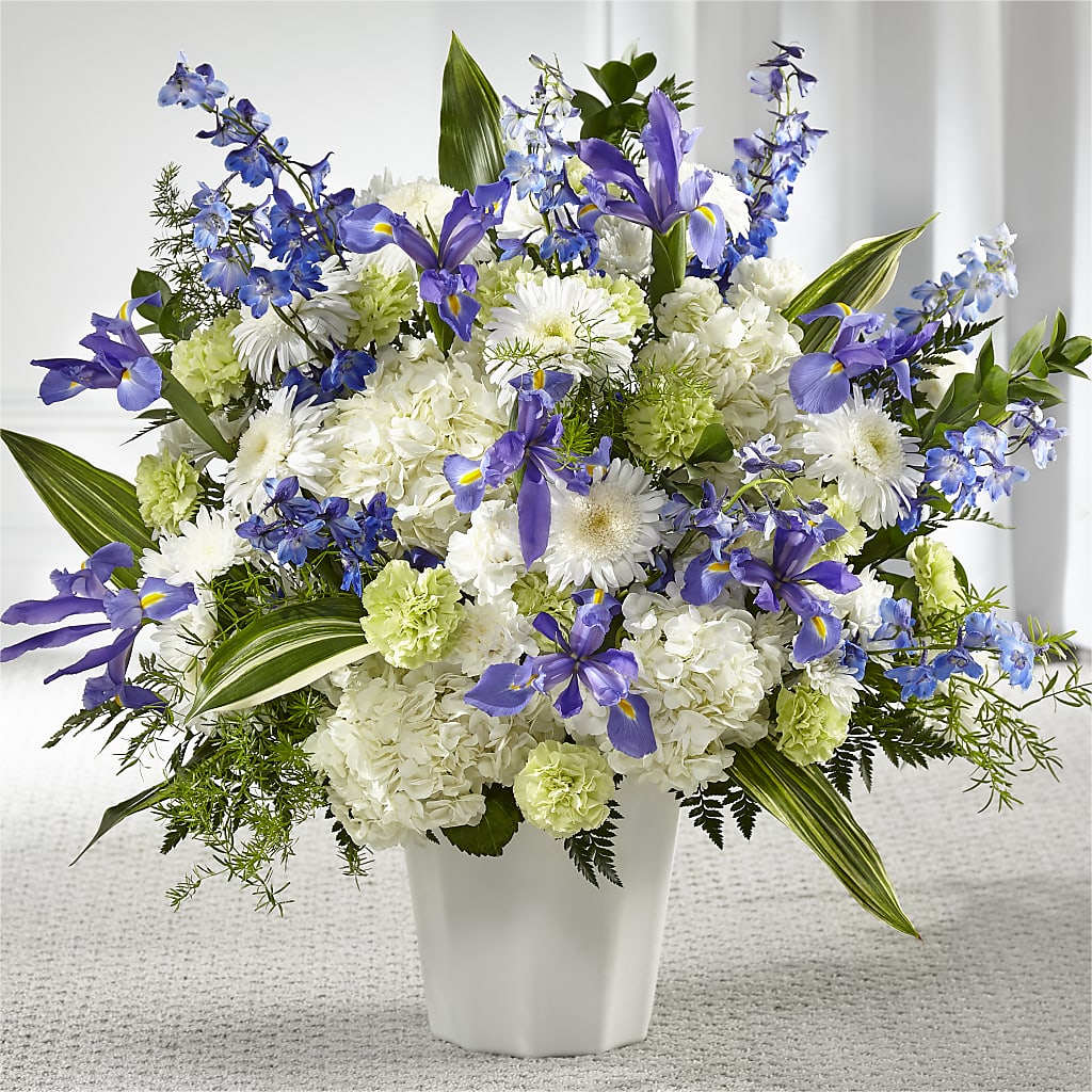 Soft Serenity Floor Basket – BUZ N' BEE FLORIST GIFT & NURSERY, Clinton LA