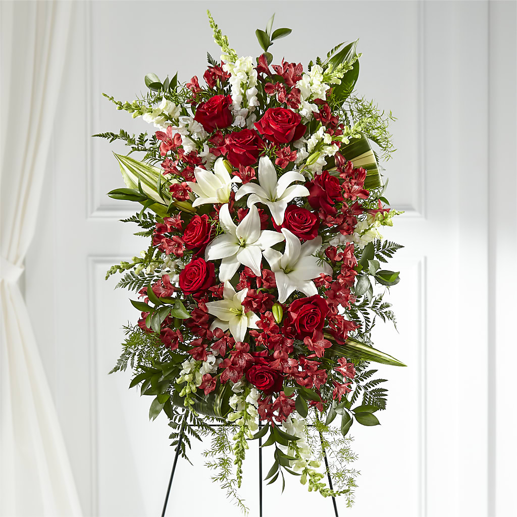 Everlasting Memory Standing Spray – BUZ N' BEE FLORIST GIFT & NURSERY, Clinton LA