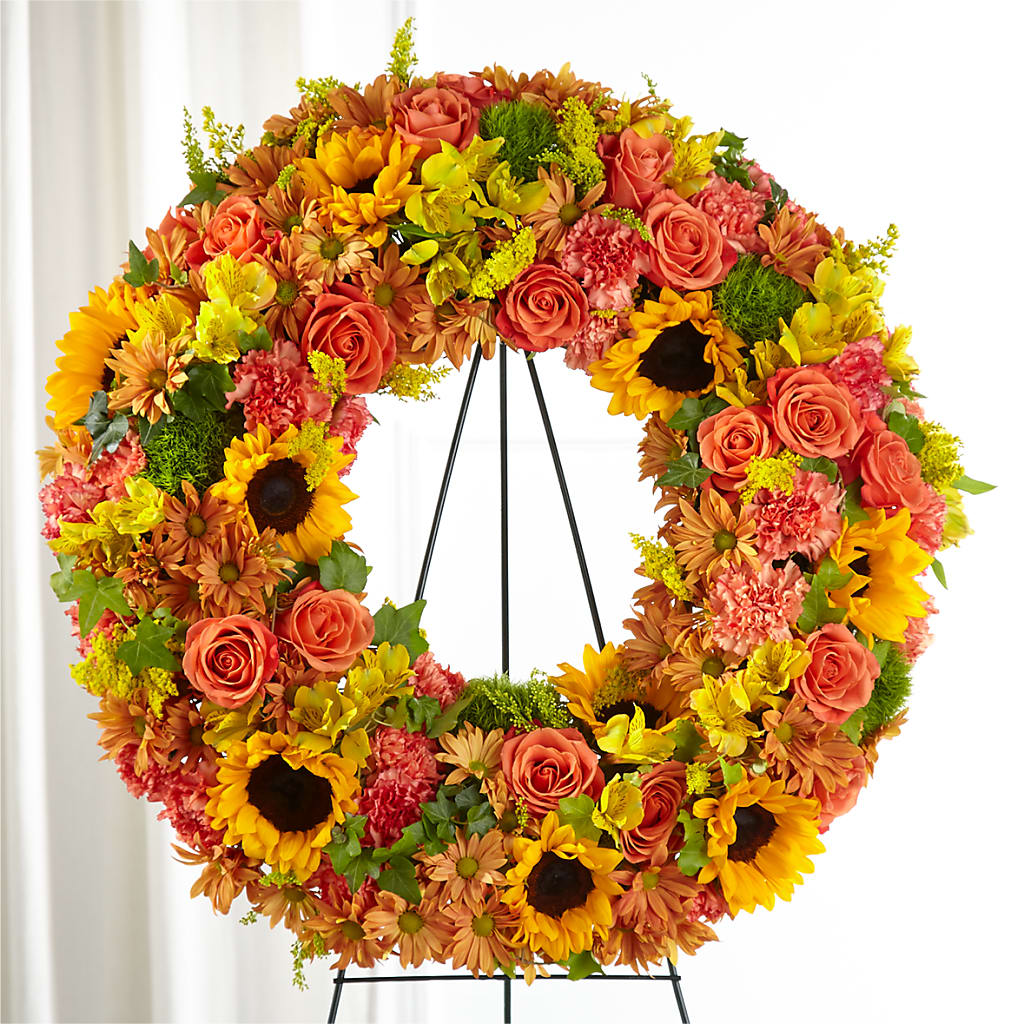 Autumnal Memories Wreath (Standard) – BUZ N' BEE FLORIST GIFT & NURSERY, Clinton LA