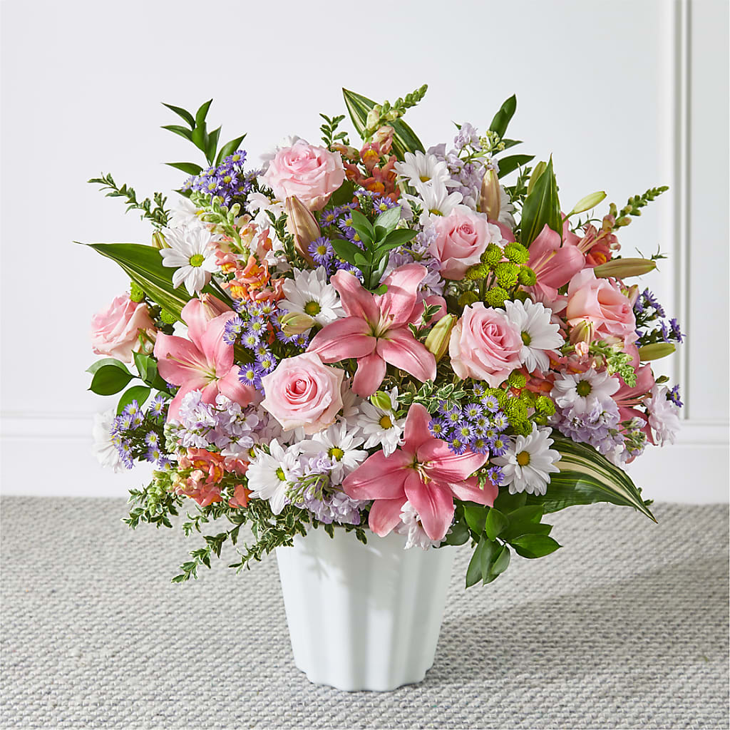 Abundant Compassion Floor Basket – BUZ N' BEE FLORIST GIFT & NURSERY, Clinton LA