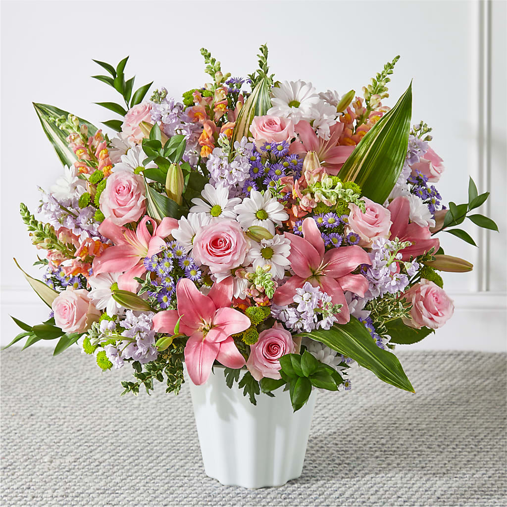 Abundant Compassion Floor Basket – BUZ N' BEE FLORIST GIFT & NURSERY, Clinton LA