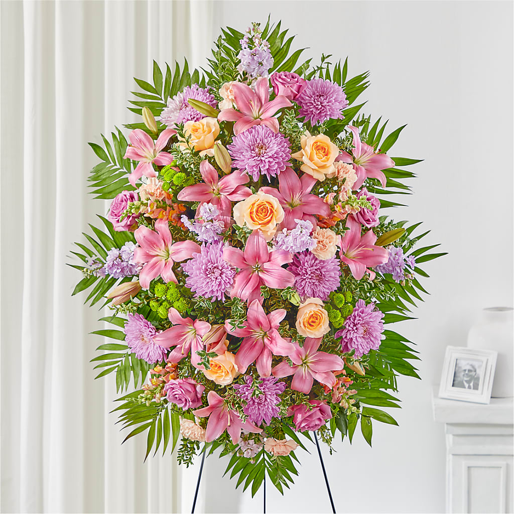 Love & Light Standing Spray – BUZ N' BEE FLORIST GIFT & NURSERY, Clinton LA