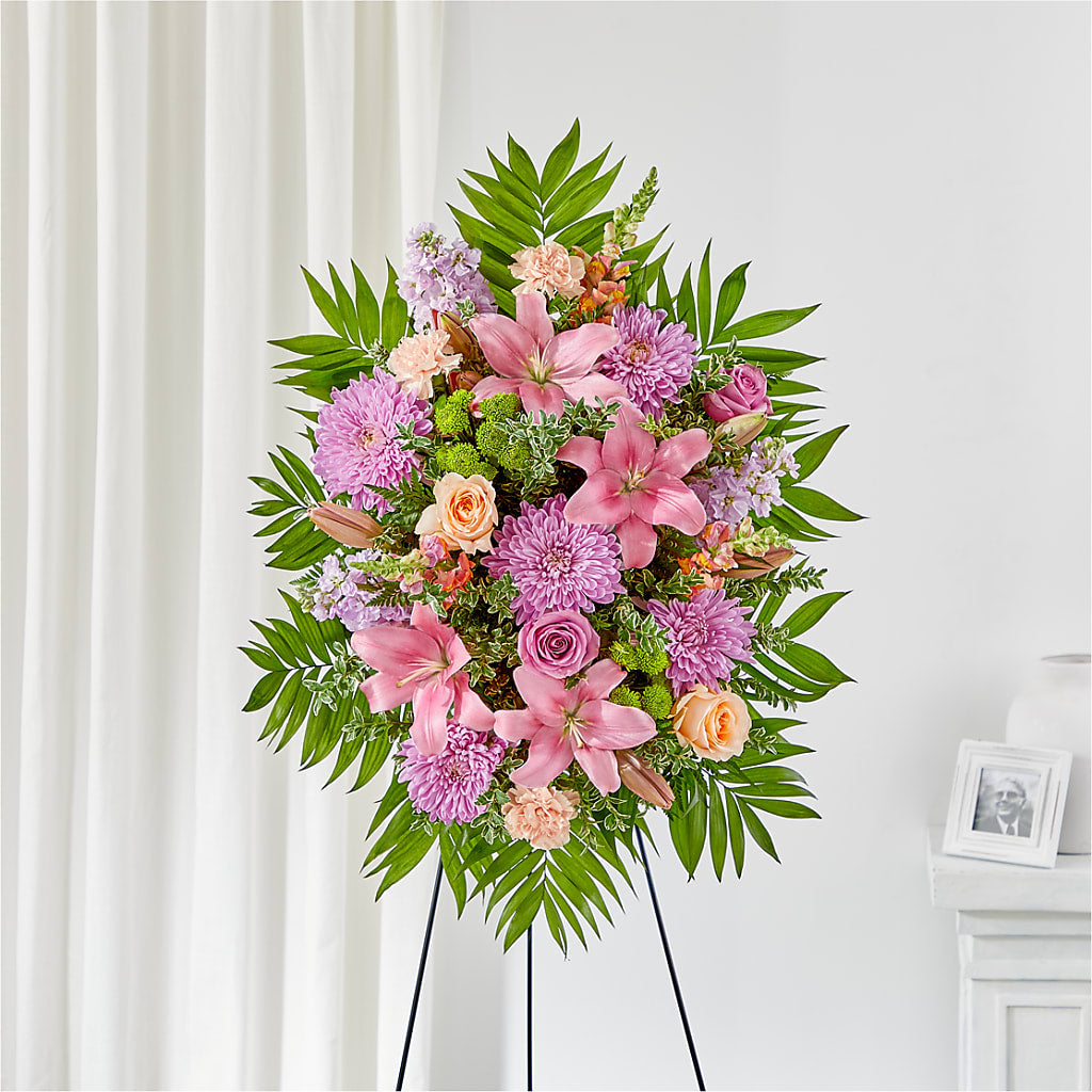 Love & Light Standing Spray – BUZ N' BEE FLORIST GIFT & NURSERY, Clinton LA