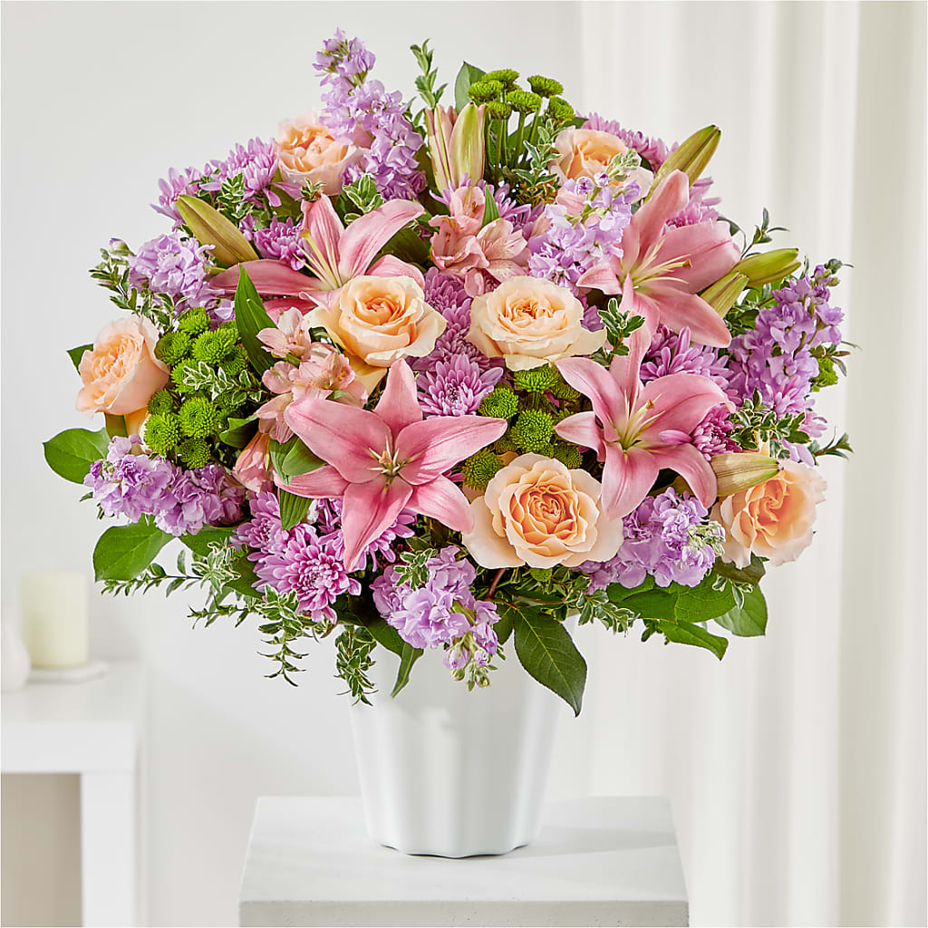 Supportive Embrace Tabletop Basket – BUZ N' BEE FLORIST GIFT & NURSERY, Clinton LA
