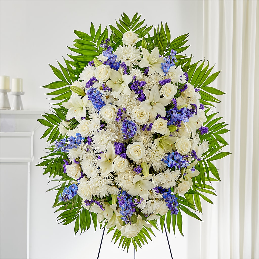 At Rest Standing Spray – BUZ N' BEE FLORIST GIFT & NURSERY, Clinton LA