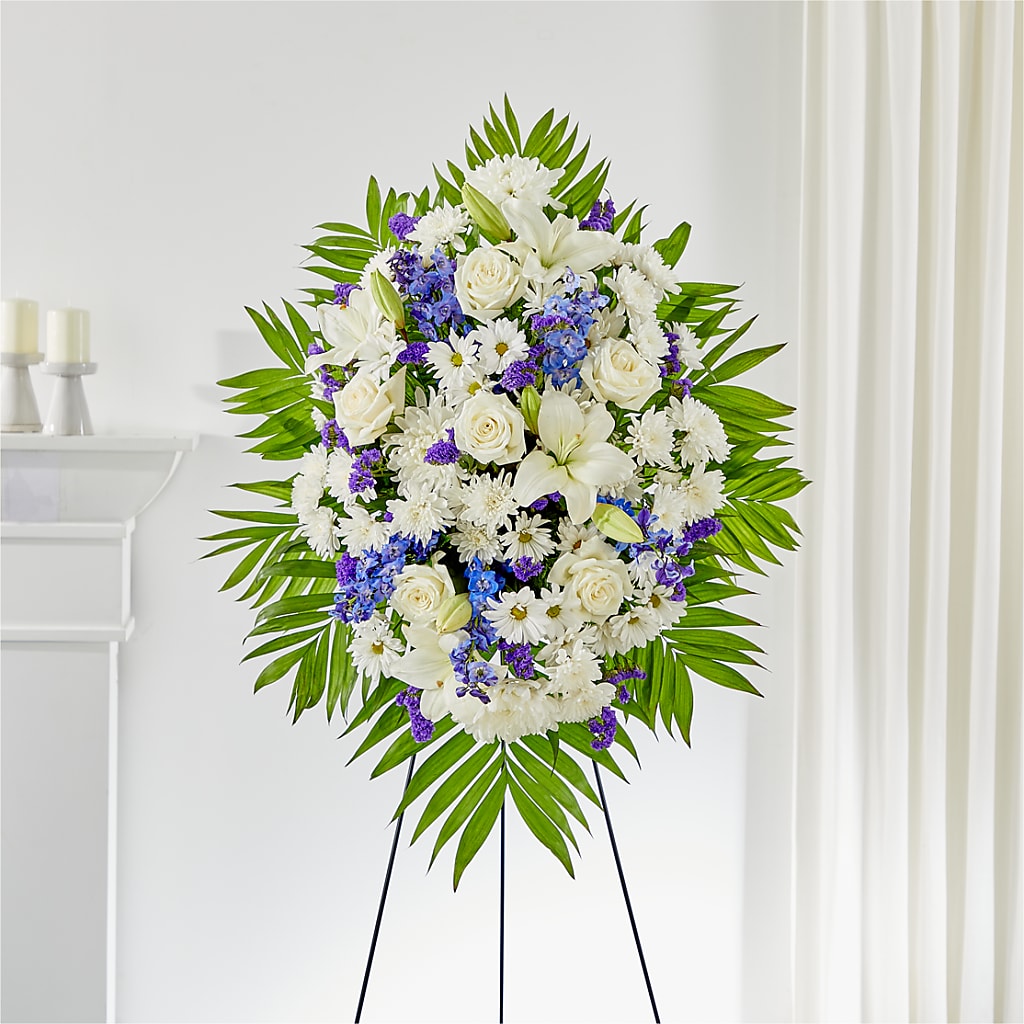 At Rest Standing Spray – BUZ N' BEE FLORIST GIFT & NURSERY, Clinton LA