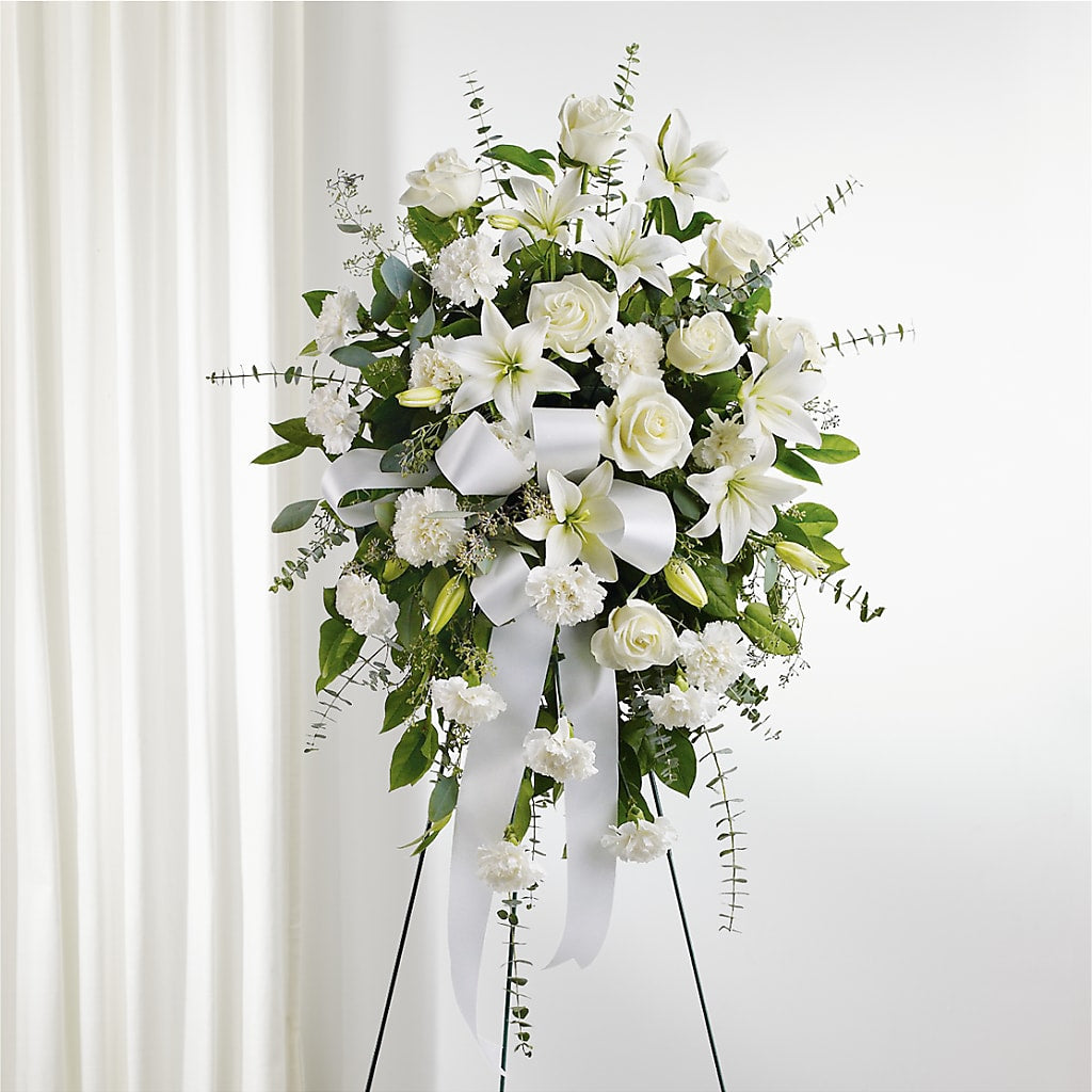 With Care Standing Spray – BUZ N' BEE FLORIST GIFT & NURSERY, Clinton LA