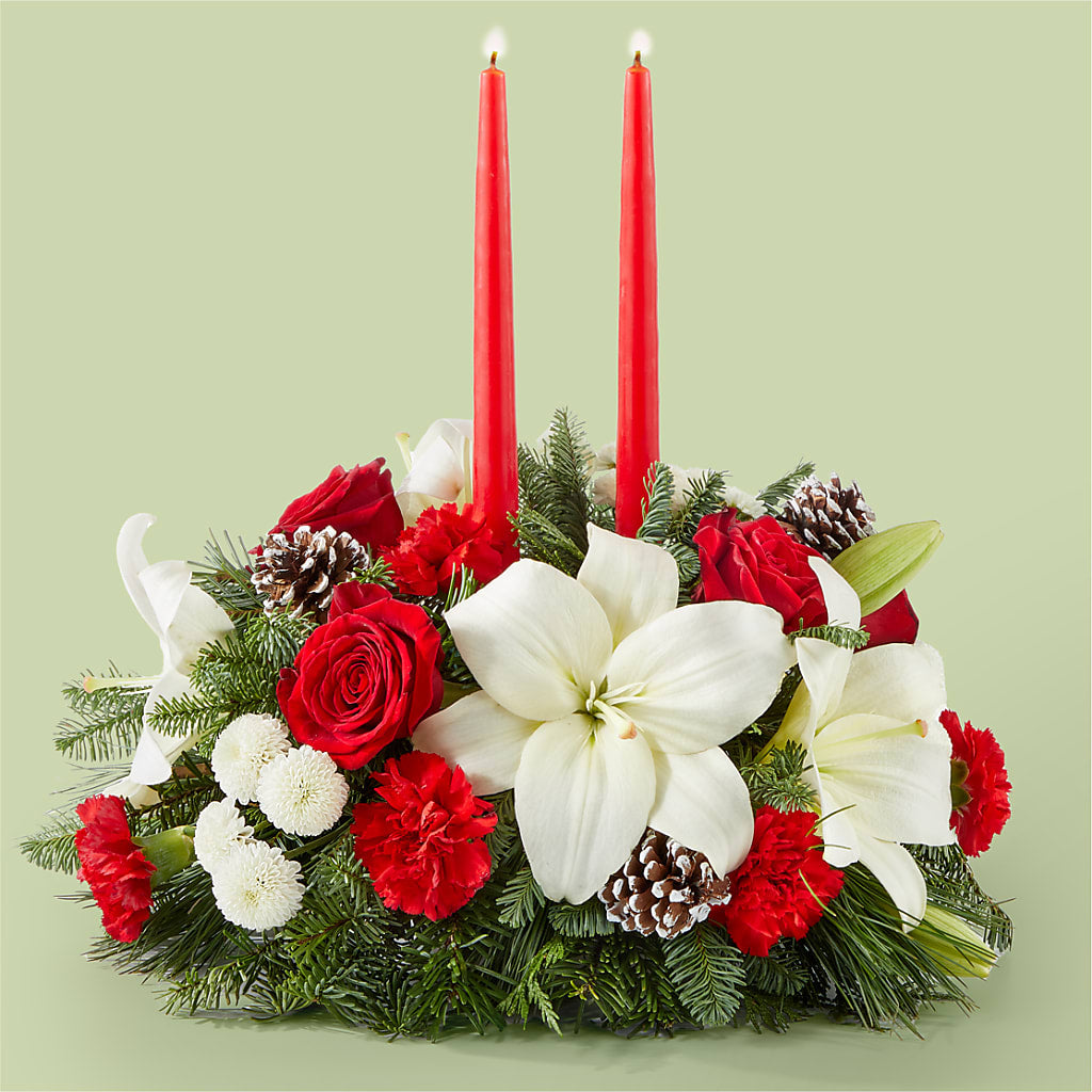 Seasonal Festivities Centerpiece – BUZ N' BEE FLORIST GIFT & NURSERY, Clinton LA