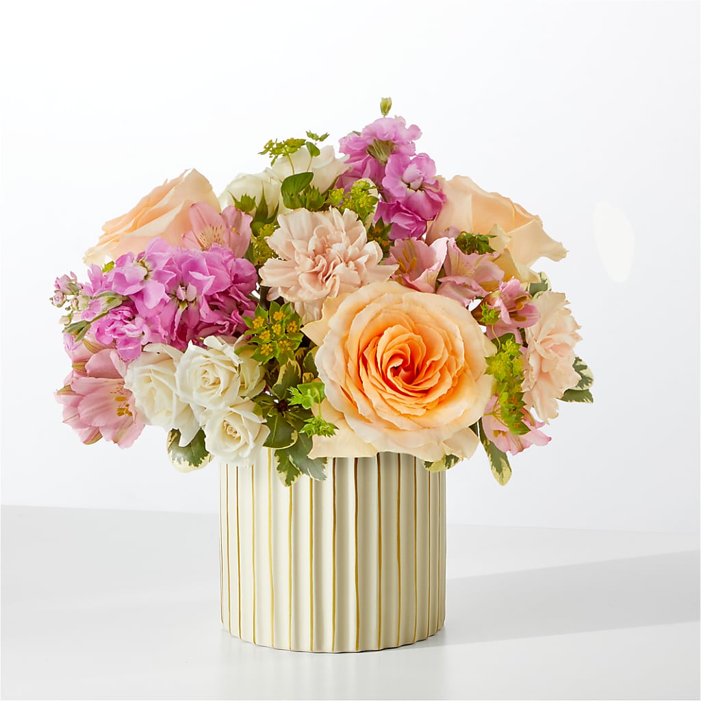 Paradise Bouquet with Ivory Vase – BUZ N' BEE FLORIST GIFT & NURSERY, Clinton LA