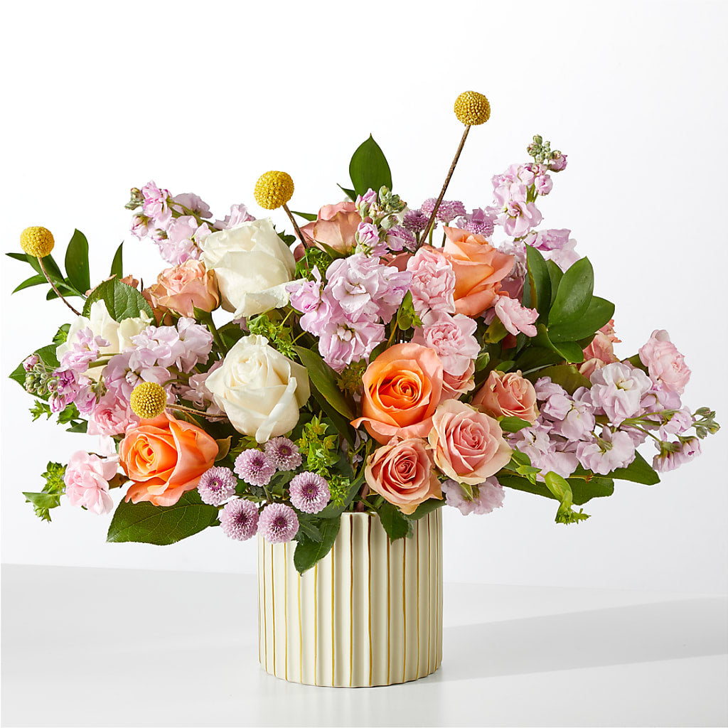 French Market Bouquet with Ivory Vase – BUZ N' BEE FLORIST GIFT & NURSERY, Clinton LA