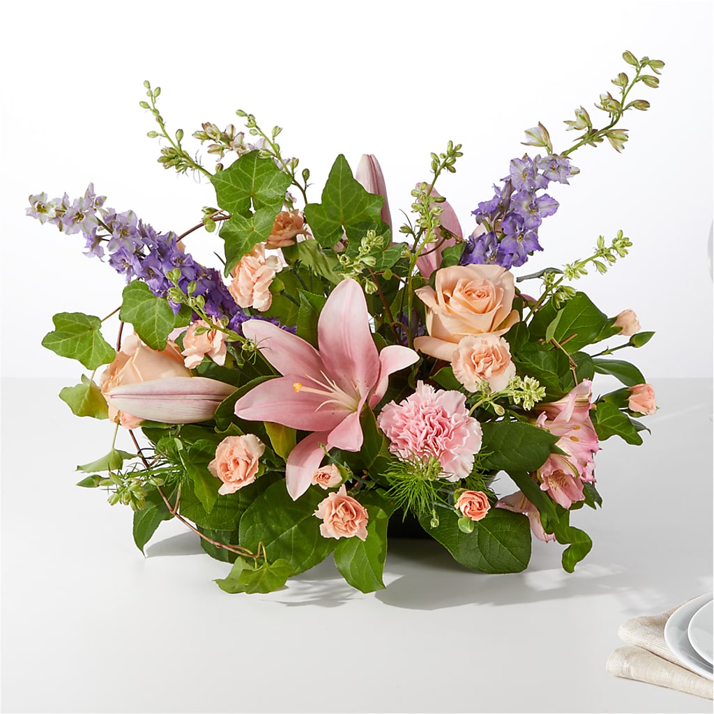 Blossom Time Centerpiece – BUZ N' BEE FLORIST GIFT & NURSERY, Clinton LA