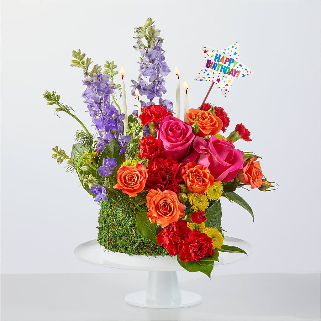 Best Year Yet Floral Cake – BUZ N' BEE FLORIST GIFT & NURSERY, Clinton LA