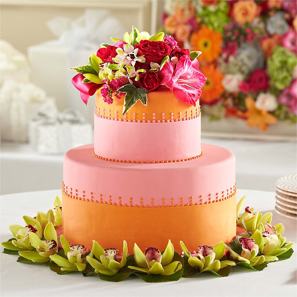 Sweet Citrus Cake Decor – BUZ N' BEE FLORIST GIFT & NURSERY, Clinton LA