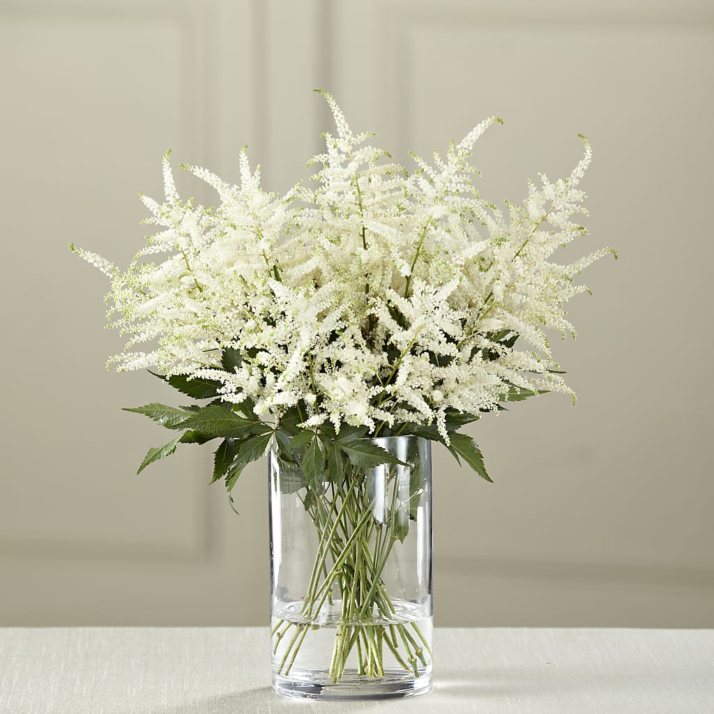 White Astilbe Bouquet – BUZ N' BEE FLORIST GIFT & NURSERY, Clinton LA