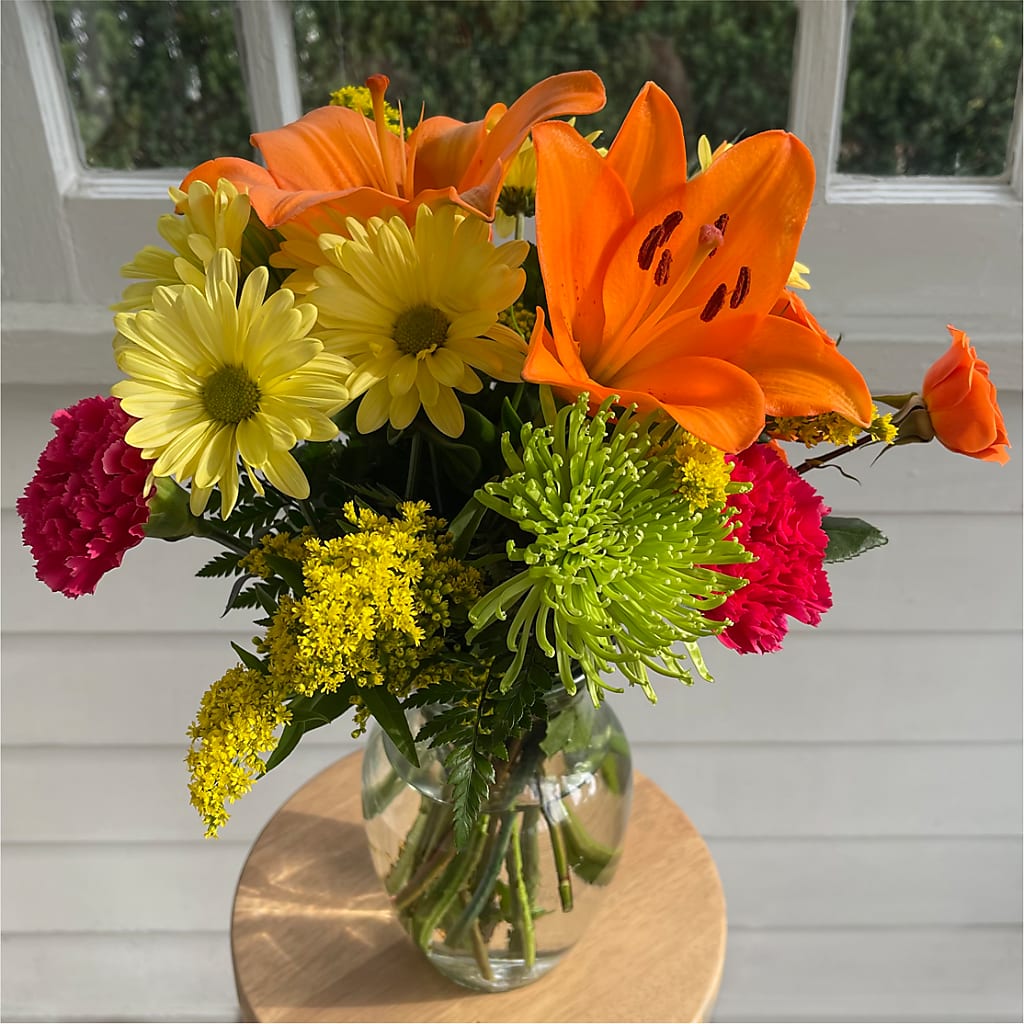 Bold & Bright – A Florist Original – BUZ N' BEE FLORIST GIFT & NURSERY, Clinton LA