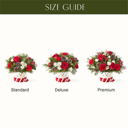 Jolly Snowman Bouquet – BUZ N' BEE FLORIST GIFT & NURSERY, Clinton LA