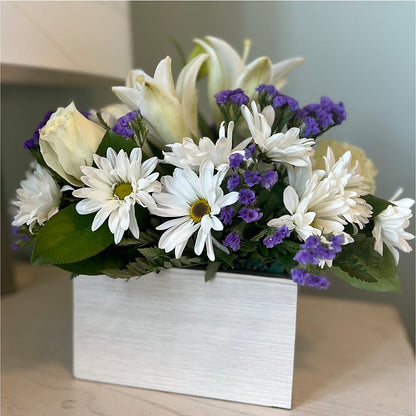 Beyond Blue Box Bouquet – BUZ N' BEE FLORIST GIFT & NURSERY, Clinton LA