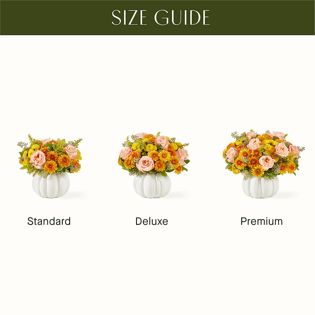 Peachy Pumpkin – BUZ N' BEE FLORIST GIFT & NURSERY, Clinton LA