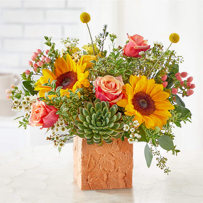 Sunflower Season Bouquet – BUZ N' BEE FLORIST GIFT & NURSERY, Clinton LA