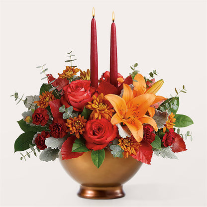 Fruits of Fall Centerpiece – BUZ N' BEE FLORIST GIFT & NURSERY, Clinton LA