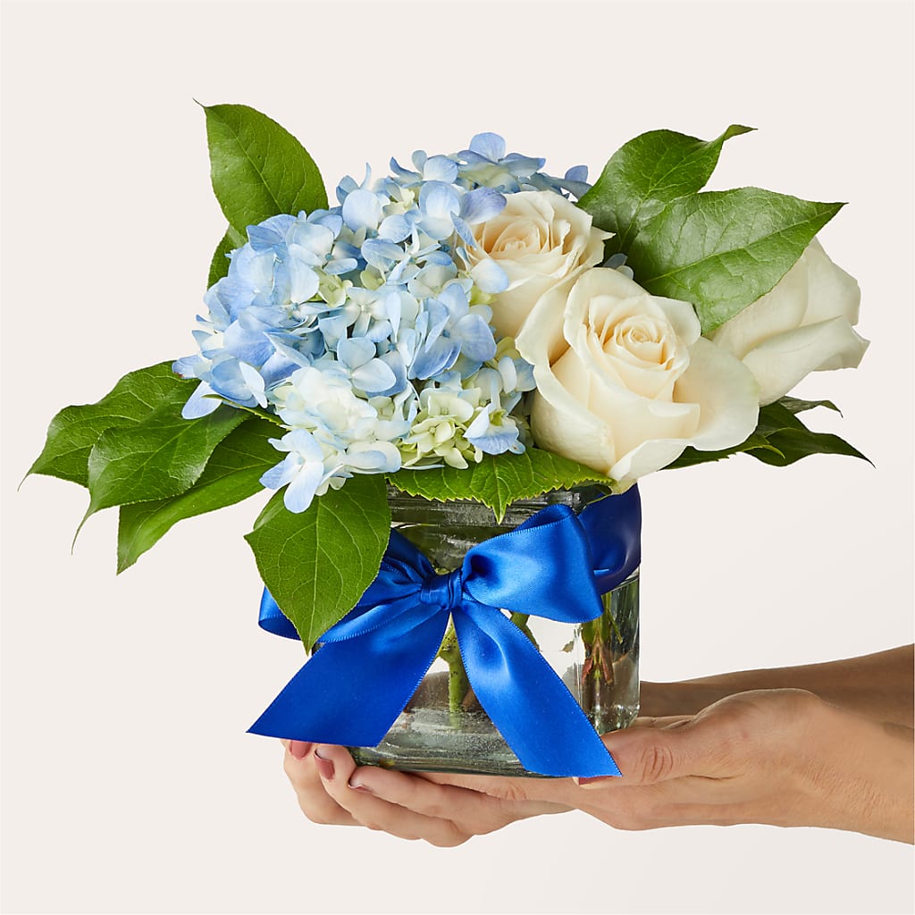 Sky Blue Delight Bouquet – BUZ N' BEE FLORIST GIFT & NURSERY, Clinton LA